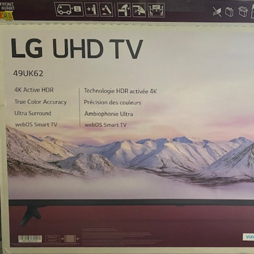 49-inch LG UHD TV (model 49UK62)